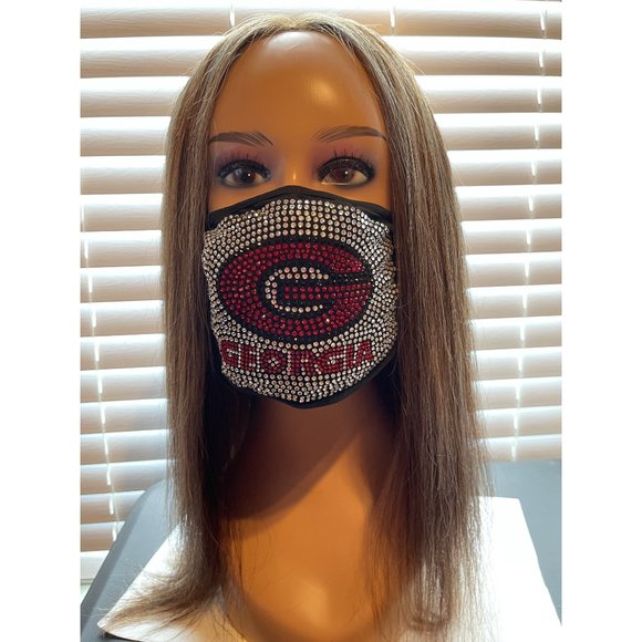 University of Georgia Bulldogs Bling Face Mask - Picture 8 of 10